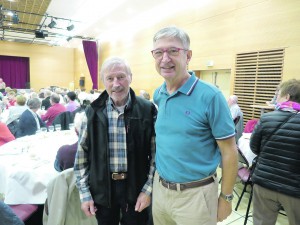 Michel Duhoux, président de la RS du Val d’Orge, et Claude Hurbin, animateur.