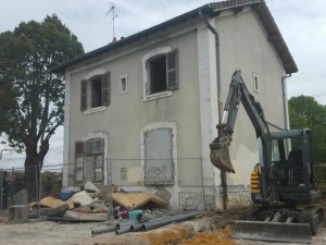 Les travaux ont débuté sur l'ancienne gare de Villabé