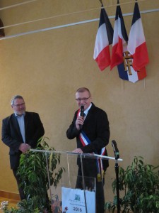 François Orcel a reçu le diplôme de citoyen d’honneur.