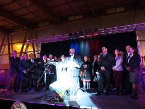 De nombreuses personnalités étaient présentes pour assister à la dernière cérémonie du maire de Milly-la-Forêt.