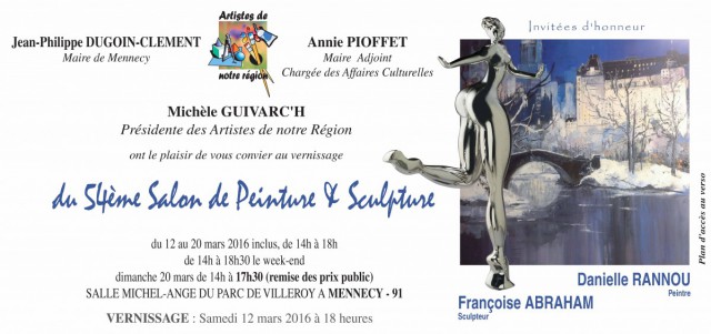 Carton Invitation Mennecy 2016 - recto