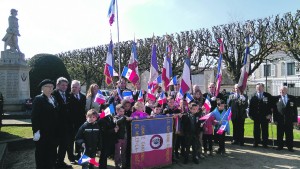 A Milly-la-Forêt avec les enfants des écoles Cocteau et Daubié.