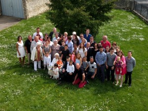 Toute la famille était réunie autour de Christiane et Constant Froger.