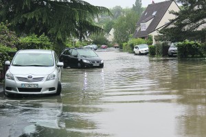 A Breuillet, l’eau est montée jusqu’à 1 mètre de hauteur.