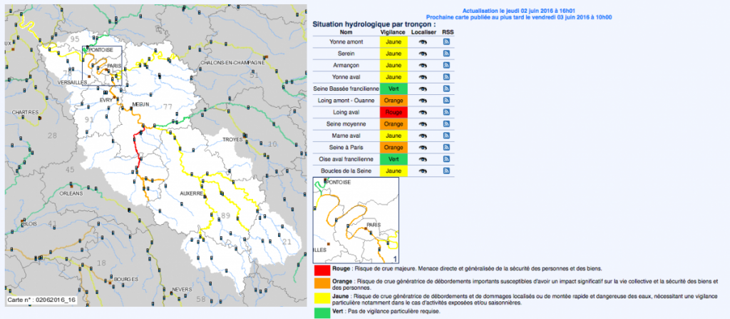 La situation à 17h, jeudi 2 juin.