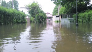 A Maisse, la montée des eaux a été rapide.