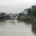 crue juvisy péniche au dessus quai 2