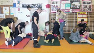 Les pompiers étaient présents salle La Grange.