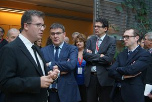 Christophe Sirugue, secrétaire d'Etat chargé de l'Industrie, a visité le Factory Lab. ©MV