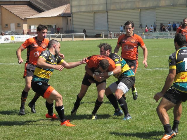 Orsay (orange et noir) vs Hyeres-Carque iranne (vert, jaune et noir) 10 FCo