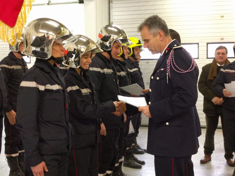 Essonne : à Saclas les pompiers fêtent leur patronne