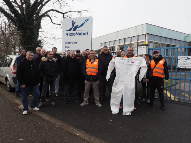 grève cfdt Akzo Nobel Powder Dourdan