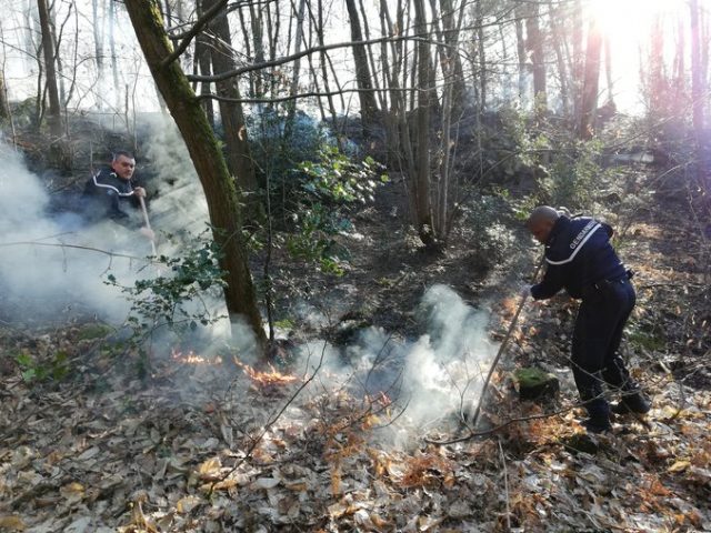 STCHERON incendie bois