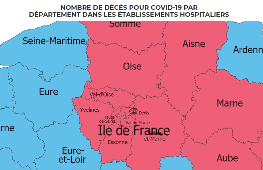 essonne sur la carte de france