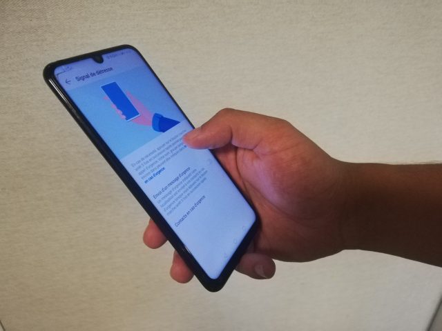 smartphone fiche d'urgence