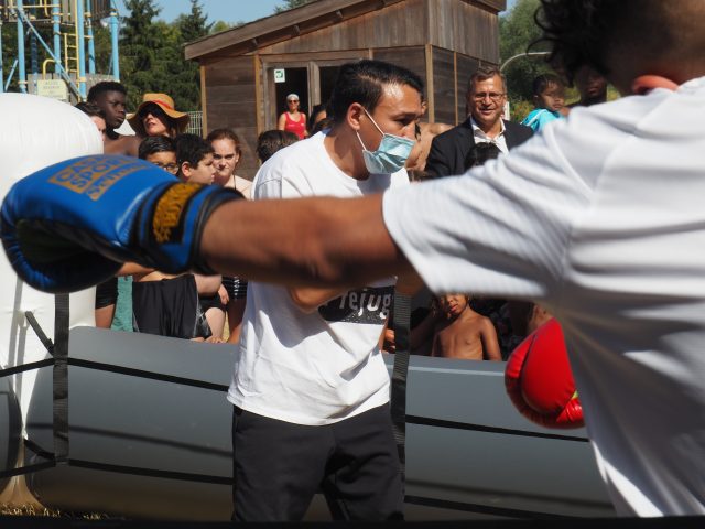 initiation boxe base de loisirs Etampes août 2020