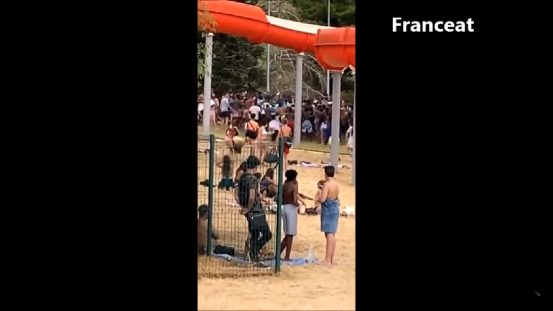 bagarre snap Etampes 31 juillet base de loisirs etampes