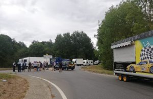manifestation blocage forains fête du village Vert-le-Grand