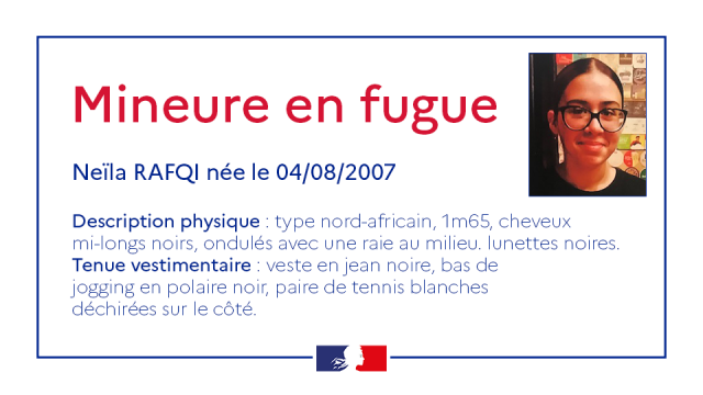 Essonne Avis De Recherche Pour Une Mineure De 13 Ans Essonne Avis De Recherche Pour Une Mineure De 13 Ans