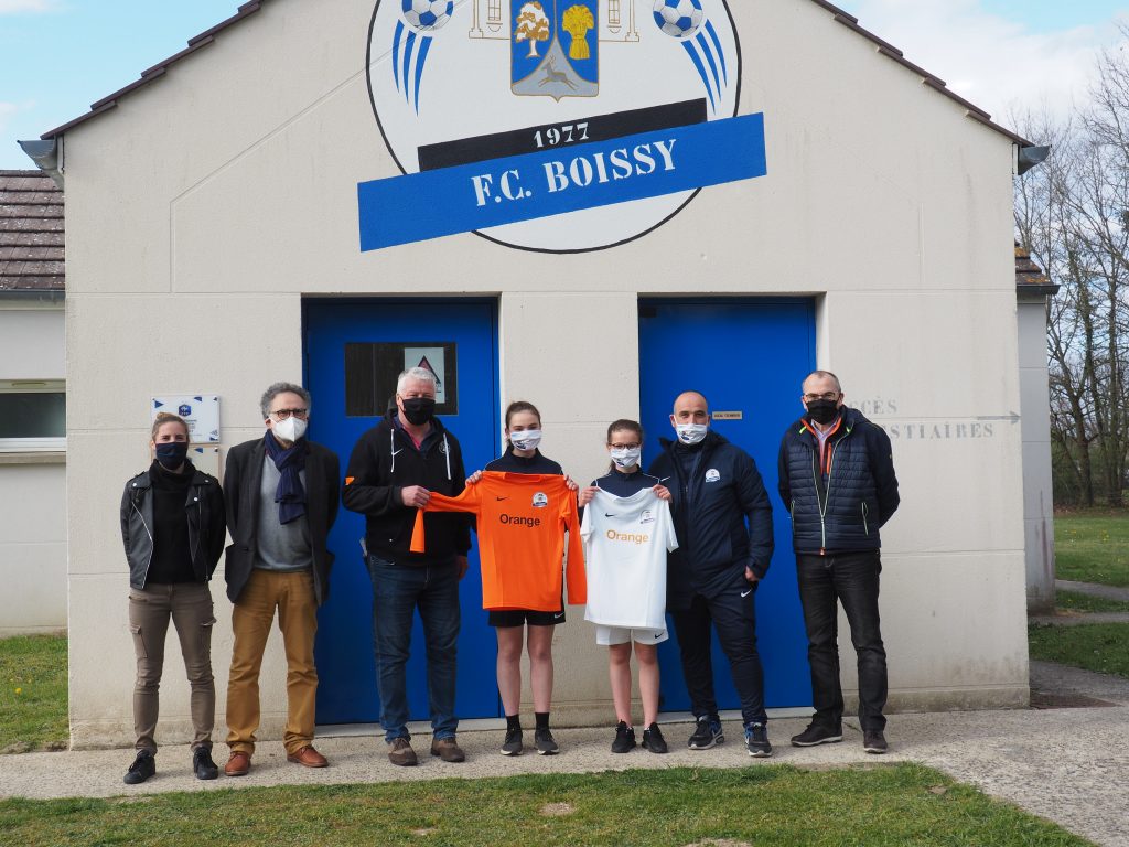 remise maillot football fc boissy féminine u13 u15