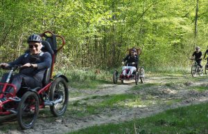 fauteuil tout terrain ma roue libre association auvernaux foret de senart départ étiolles