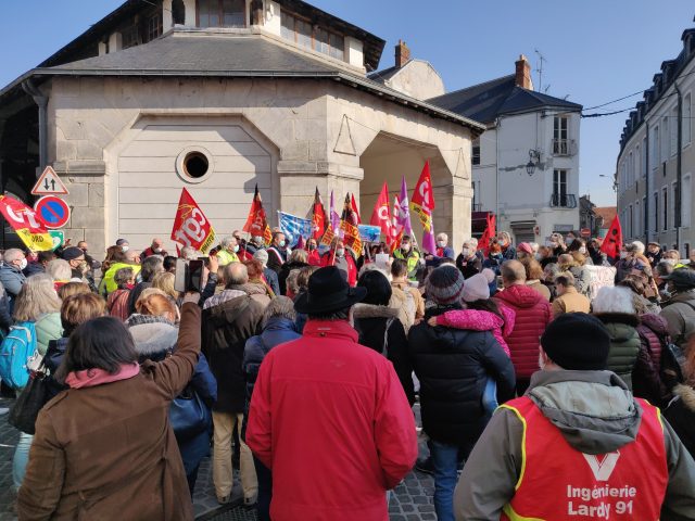 DOURDAN manif hopital