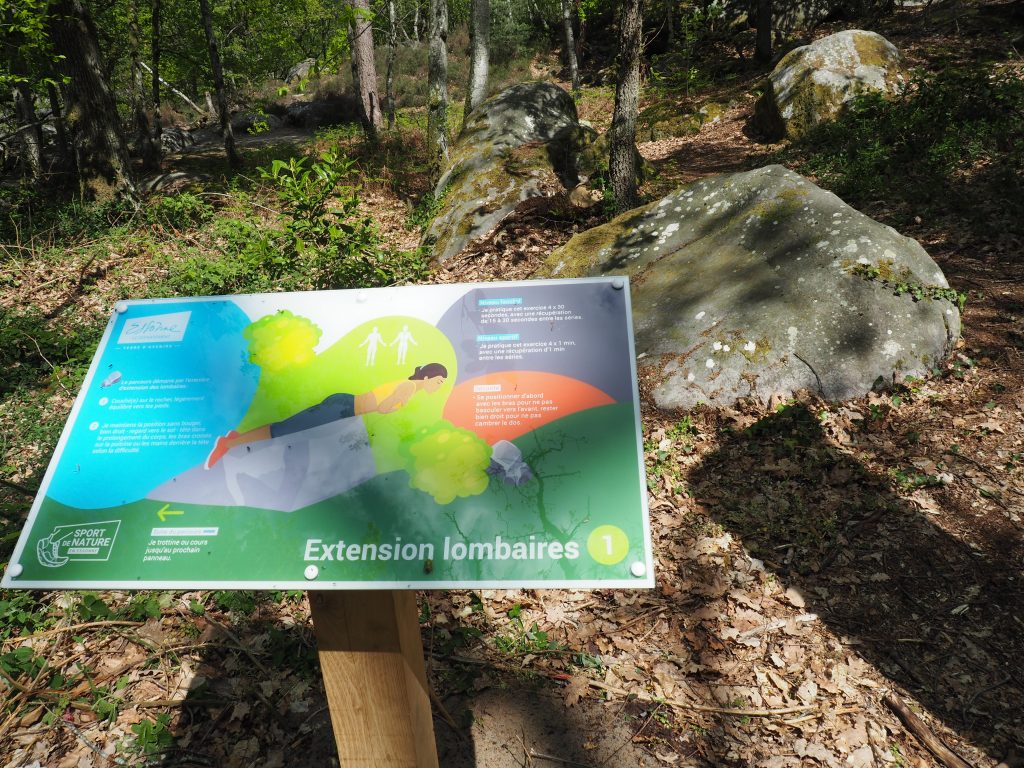 parcours sportif forêt des grands avaux département champcueil