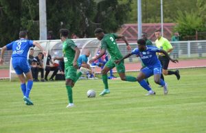 Kendy Désulmé et les Ulissiens ont trop manqué d'efficacité pour inverser le cours du match contre Aubervilliers. ©Freddy Raoux/CO Les Ulis