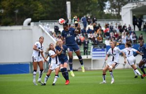 A l'image de Marie-Antoinette Katoto, le PSG a dominé de la tête et de épaules le FC Fleury 91. ©PSG