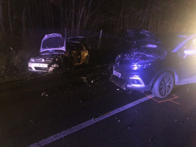 accident route départementale rd74 chevannes auvernaux essonne