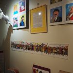 Jean-Luc Klein collectionne les figurines autour de la carte de vœux de Hergé.