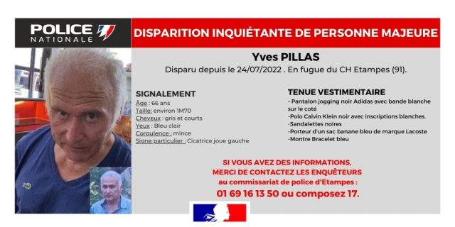 FD avis de recherche Etampes