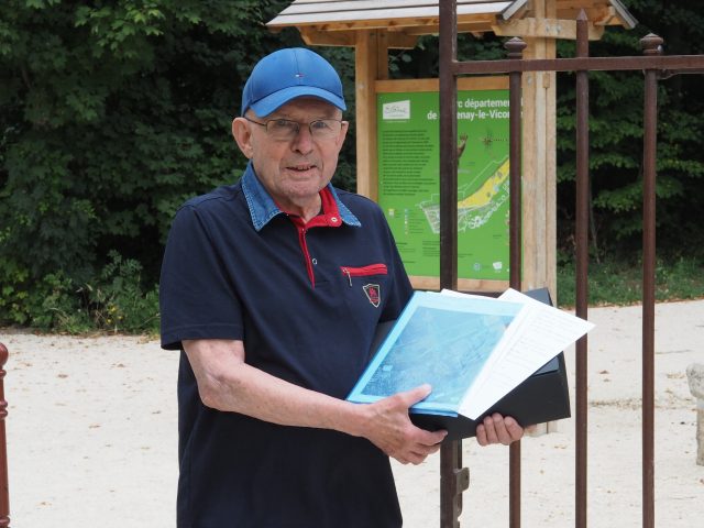 Jean-Louis Bletel accueillera le public des Journées européennes du Patrimoine au parc du château de Fontenay-le-Vicomte.