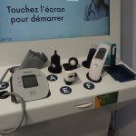 Les différents appareils disponibles sur la machine Médadom.