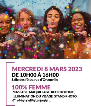 AFFICHE 8 MARS - JOURNEE DE LA FEMME 2023