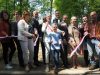 inauguration parc colombier Breuillet mai 2023 élus verdure ruban tricolore