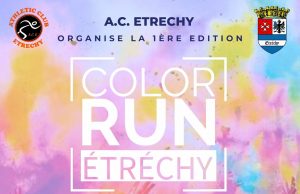 affiche Color Run Etréchy 2023 première édition