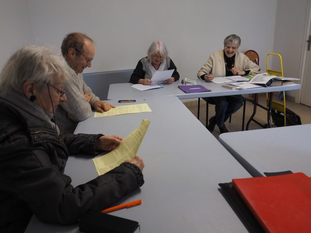 Le 22 avril, cinq personnes ont assisté à l'atelier.