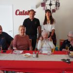 La centenaire milliacoise était entourée par sa fille, son gendre, sa meilleure amie à la résidence, la responsable de la Marpa et le maire de Milly-la-Forêt.