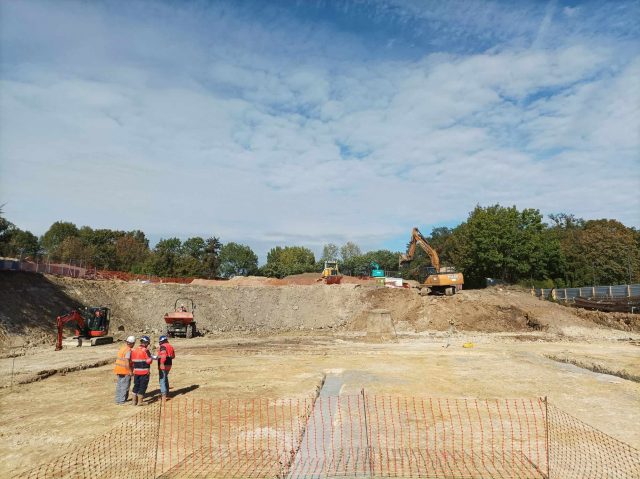 Chantier gymnase Chilly