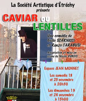 AFFICHE CAVIAR OU LENTILLES 2023
