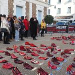 L’opération des chaussures rouges s’est déroulée le 25 novembre, jour de lutte contre les violences faites aux femmes.