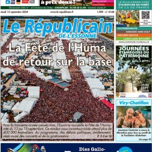 Edition du Jeudi 12 Septembre 2024